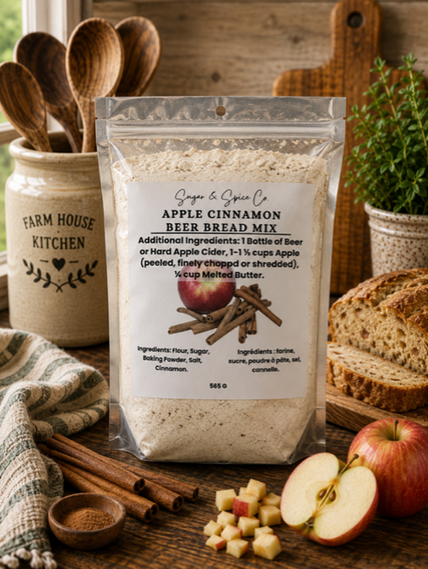 Apple Cinnamon Beer Bread Mix