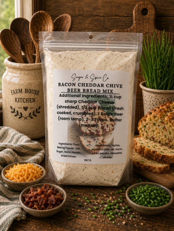 Bacon Cheddar Chive Beer Bread Mix