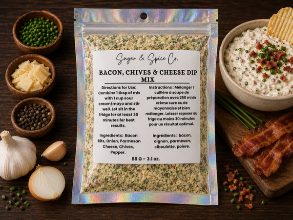 Bacon, Chives & Cheese Dip Mix