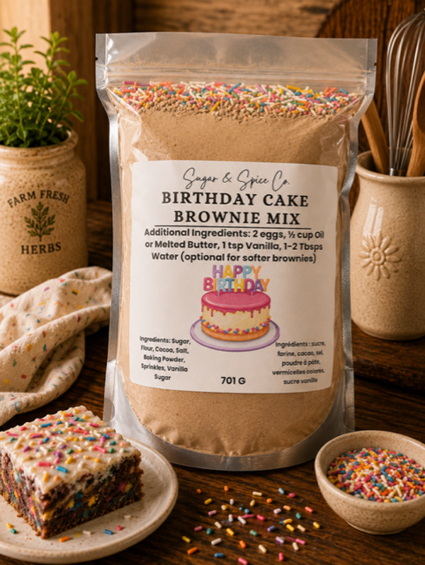 Birthday Cake Brownie Mix