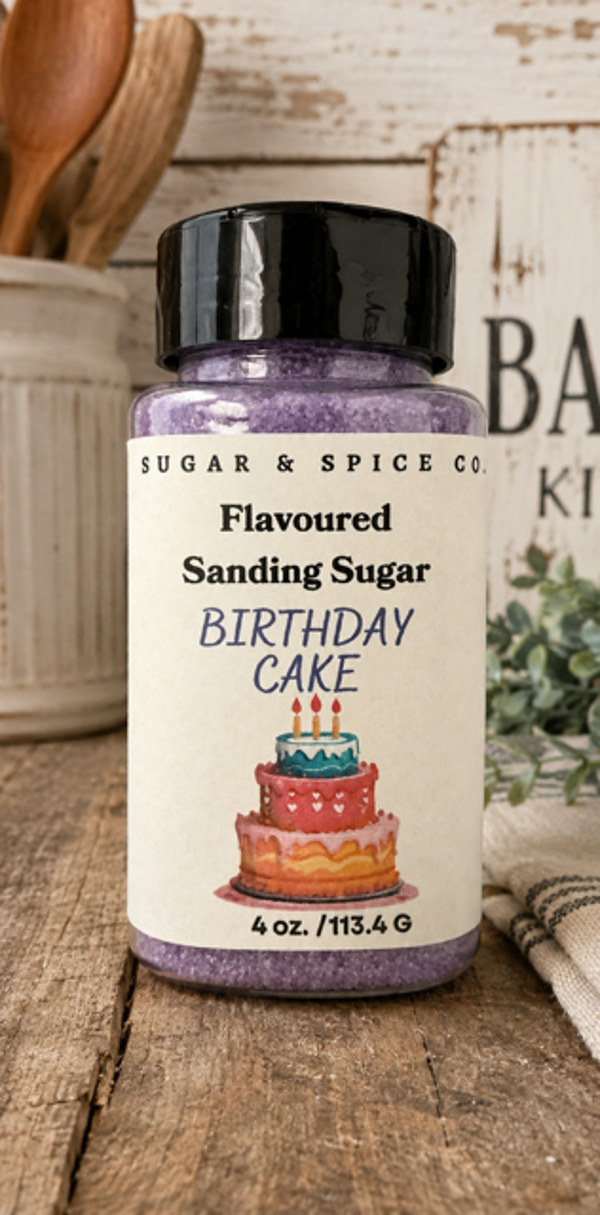 Birthday Cake Flavoured Sanding Sugar