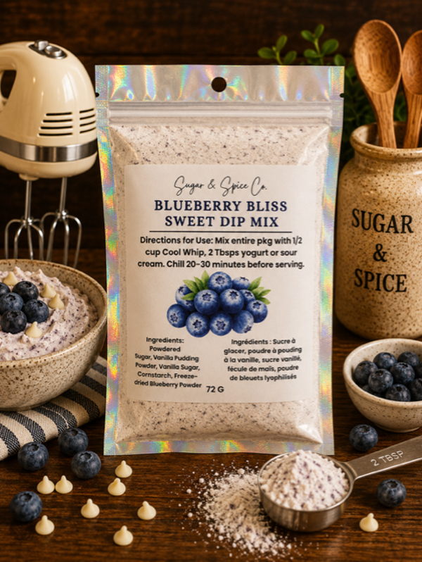 Blueberry Bliss Sweet Dip Mix