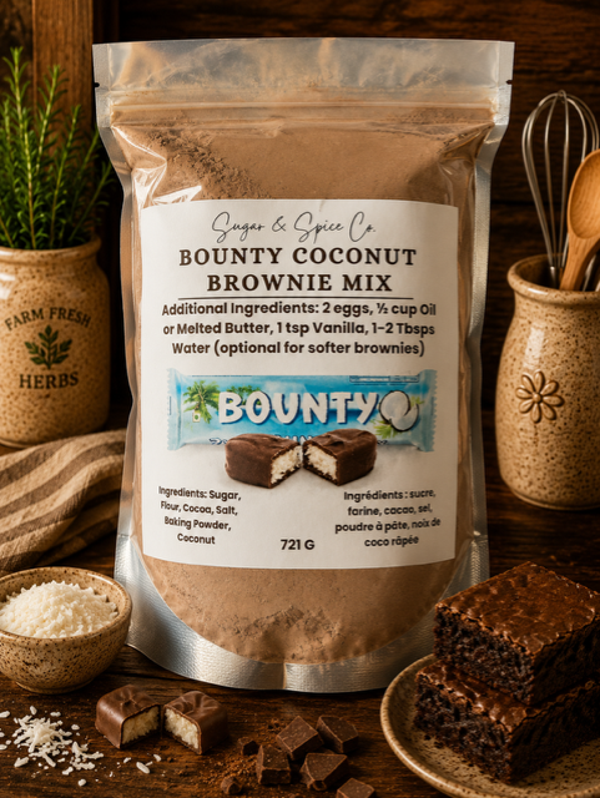 Bounty Coconut Brownie Mix