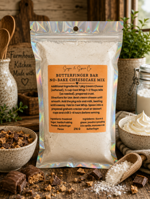 Butterfinger Bar No-Bake Cheesecake Mix