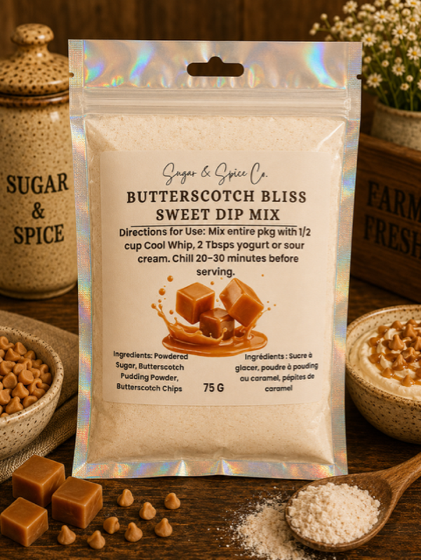 Butterscotch Bliss Sweet Dip Mix