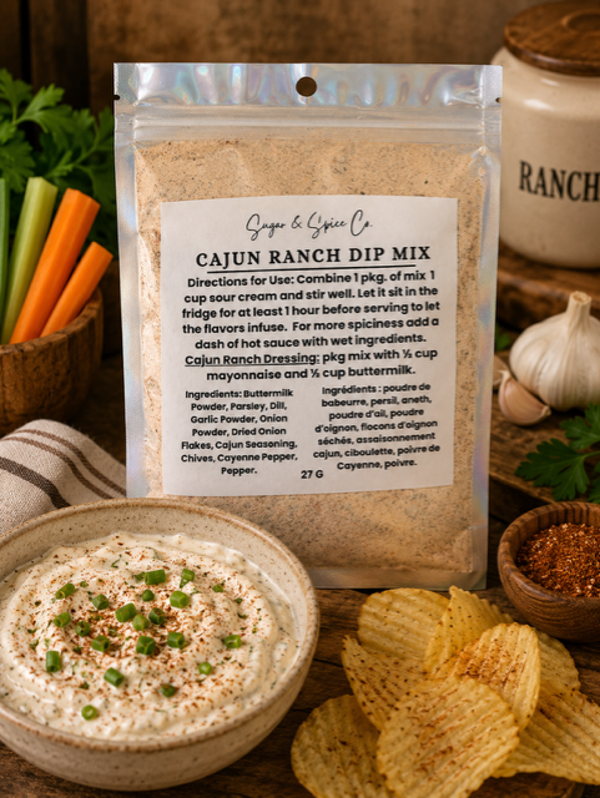 Cajun Ranch Dip Mix