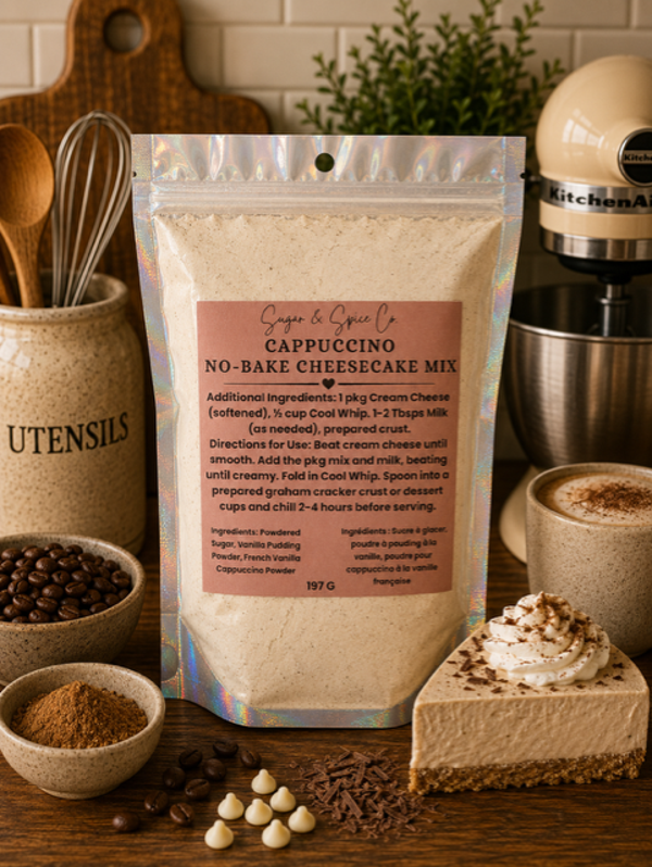 Cappuccino No-Bake Cheesecake Mix
