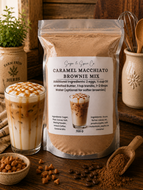 Caramel Macchiato Brownie Mix