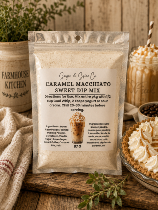 Caramel Macchiato Sweet Dip Mix