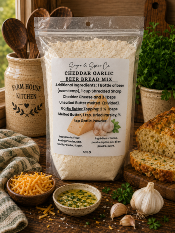 Cheddar Garlic Beer Bread Mix