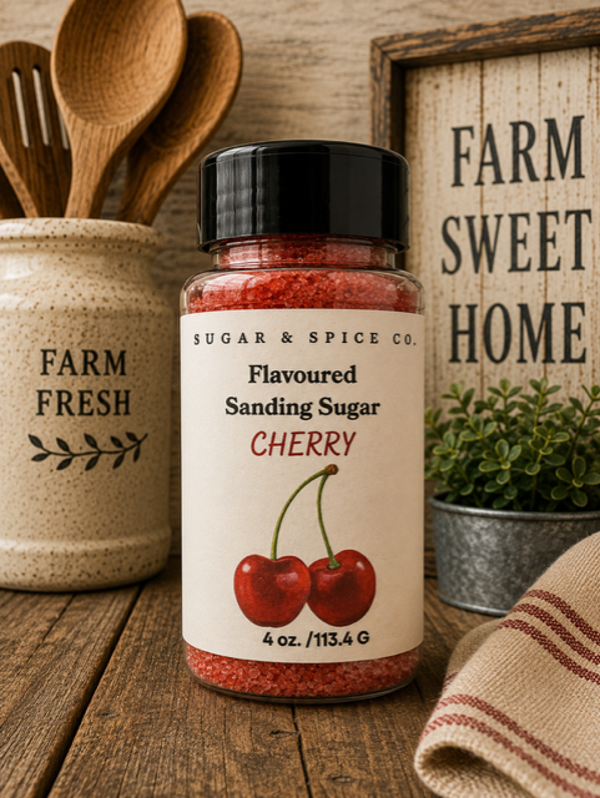Cherry Flavoured Sanding Sugar