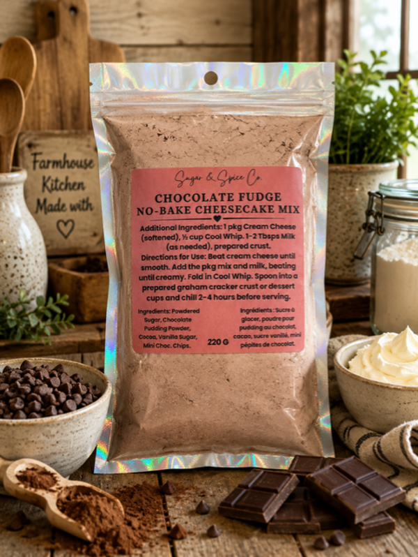 Chocolate Fudge No-Bake Cheesecake Mix