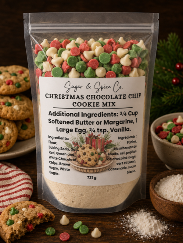 Christmas Chocolate Chip Cookie Mix (Discontinued)