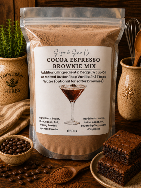 Cocoa Espresso Brownie Mix