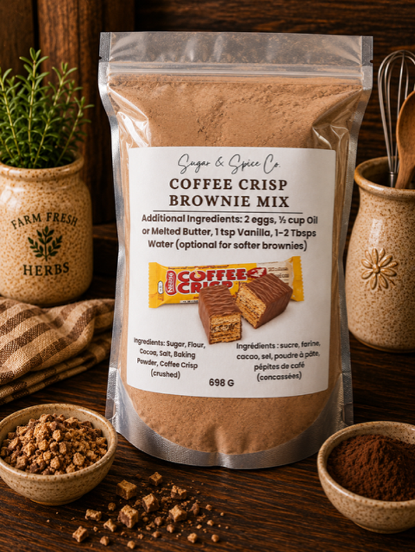 Coffee Crisp Brownie Mix