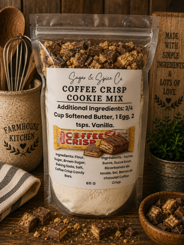 Coffee Crisp Cookie Mix