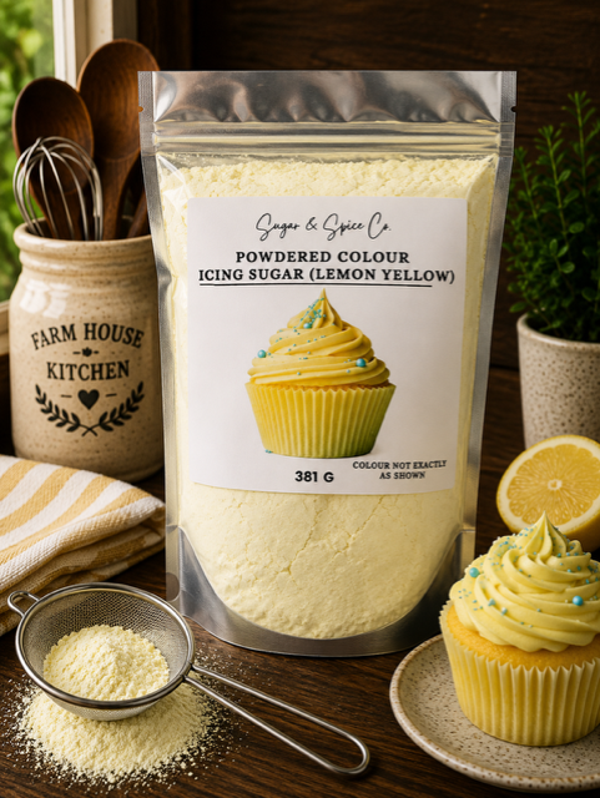 Lemon Yellow Powdered Sugar Colour