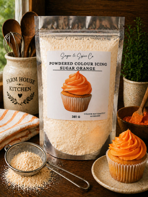 Orange Powdered Icing Colour