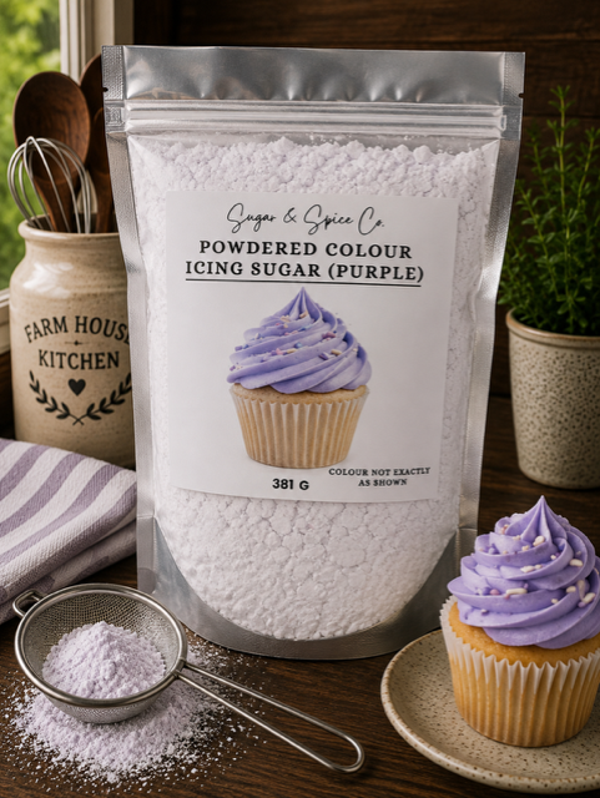 Purple Powdered Icing Colour