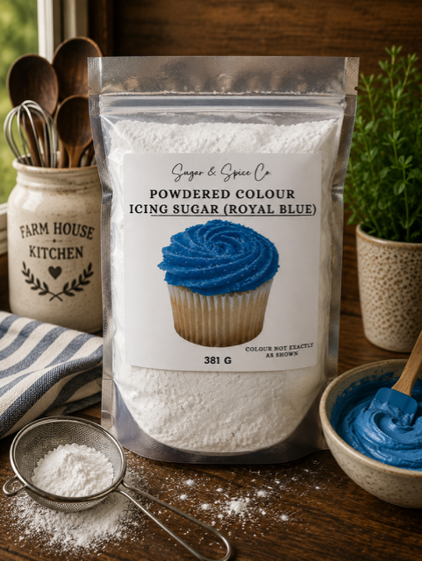 Royal Blue Powdered Sugar Colour