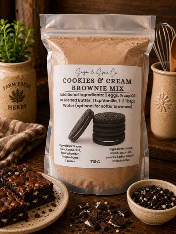 Cookies & Cream Brownie Mix