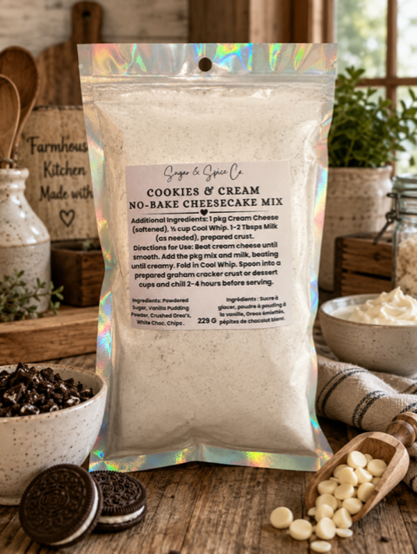 Cookies & Cream No-Bake Cheesecake Mix