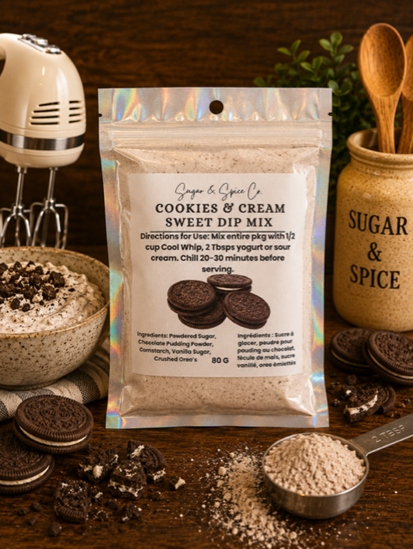 Cookies & Cream Sweet Dip Mix