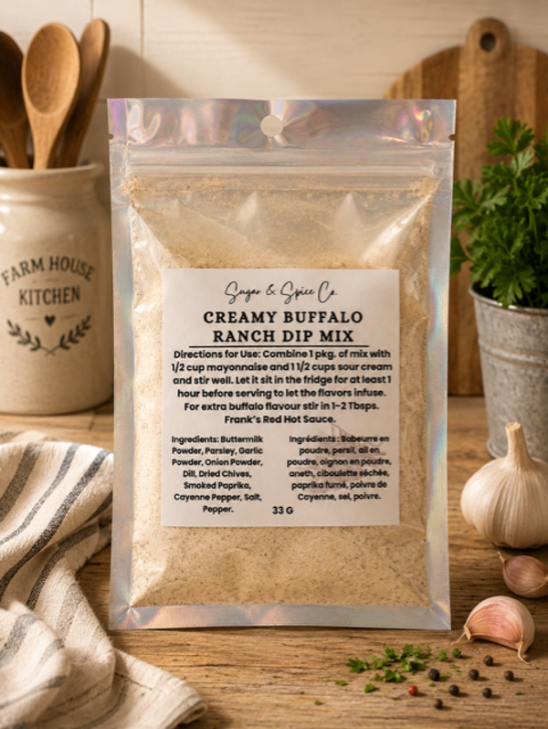 Creamy Buffalo Ranch Dip Mix
