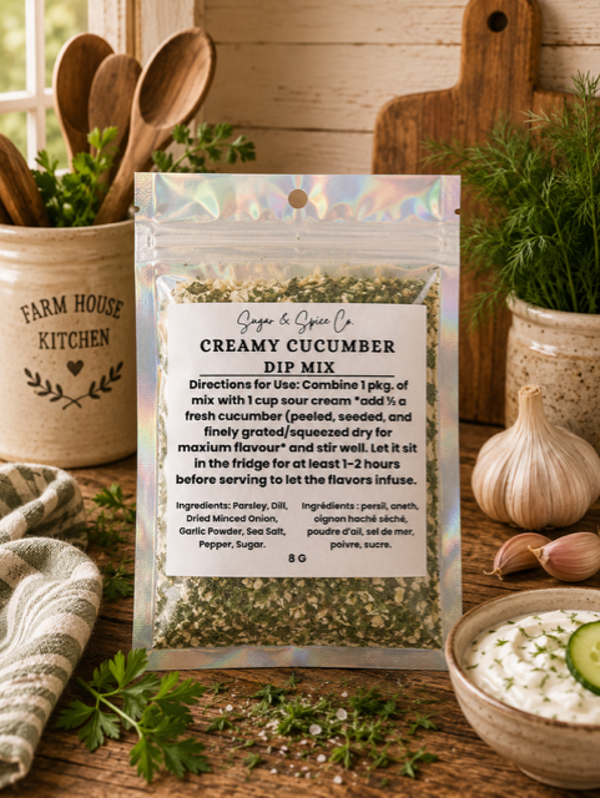 Creamy Cucumber Dip Mix