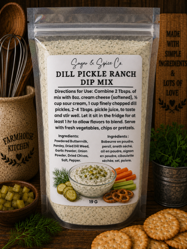 Dill Pickle Ranch Dip Mix