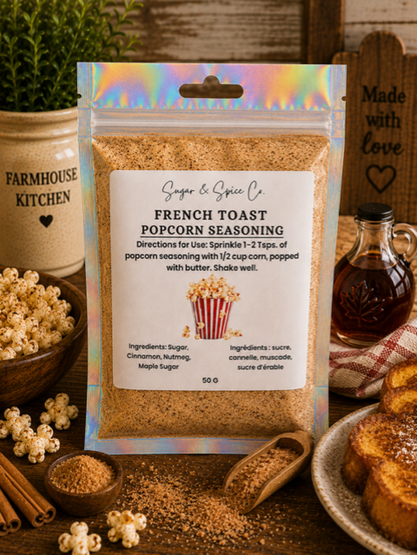 French Toast Popcorn Seasoning