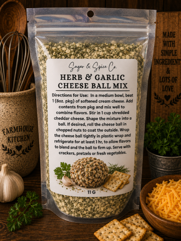 Herb & Garlic Cheese Ball Mix