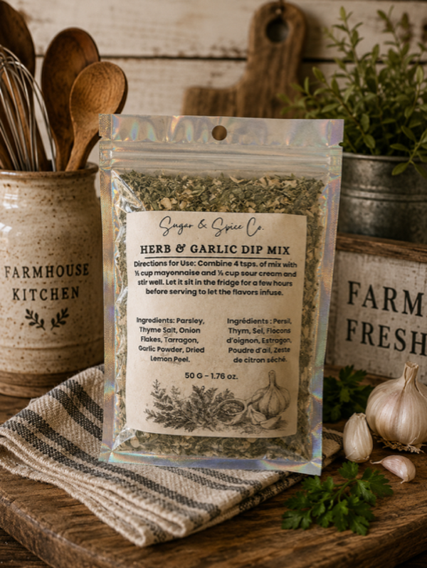 Herb & Garlic Dip Mix