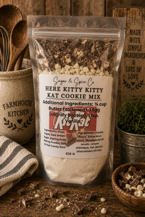 Here Kitty Kitty Kat Cookie Mix
