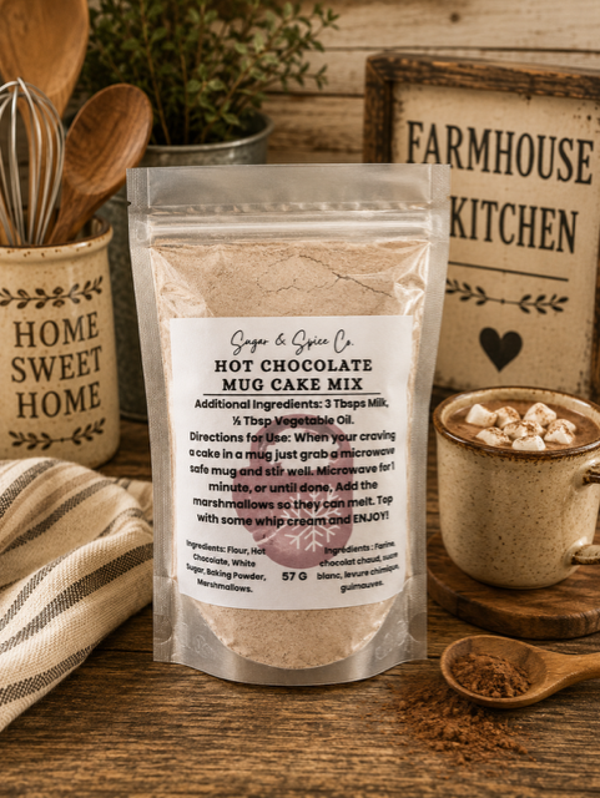 Hot Chocolate Mug Cake