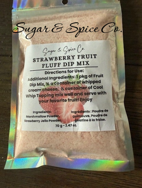 Strawberry Fruit Fluff Dip Mix