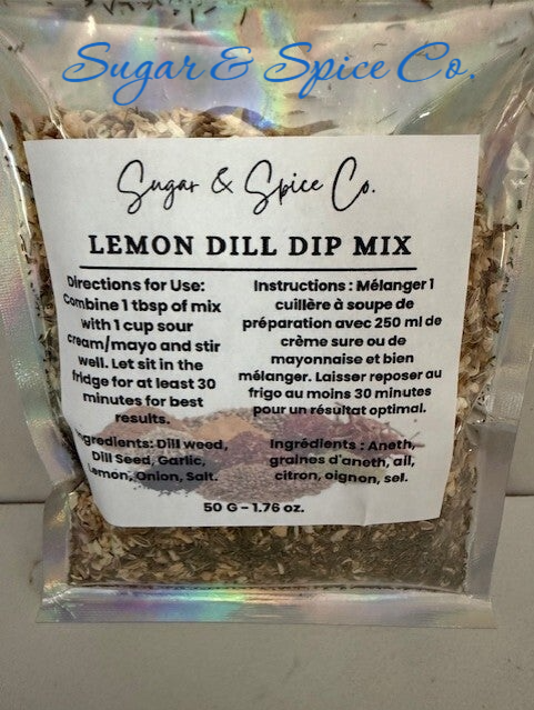 Lemon Dill Dip Mix