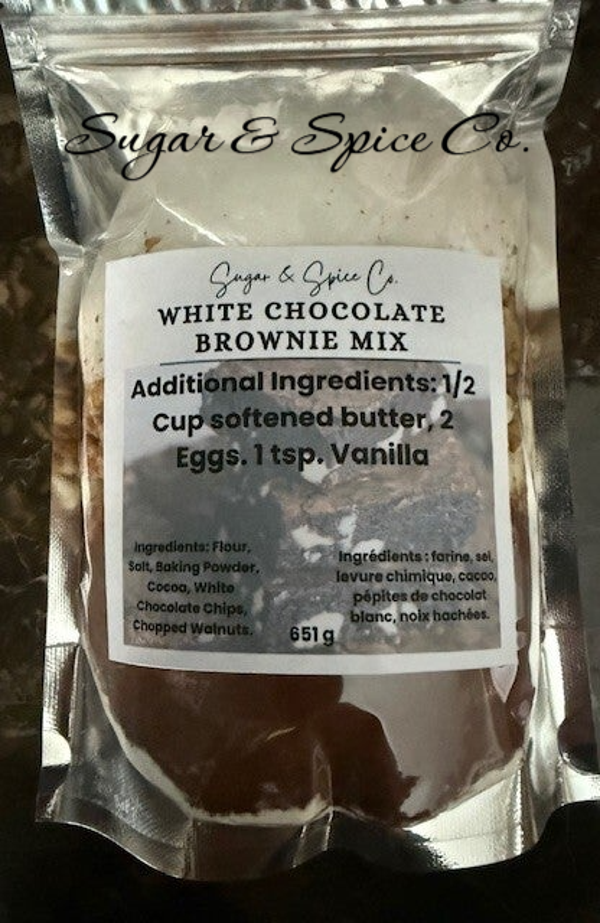 White Chocolate Brownie Mix