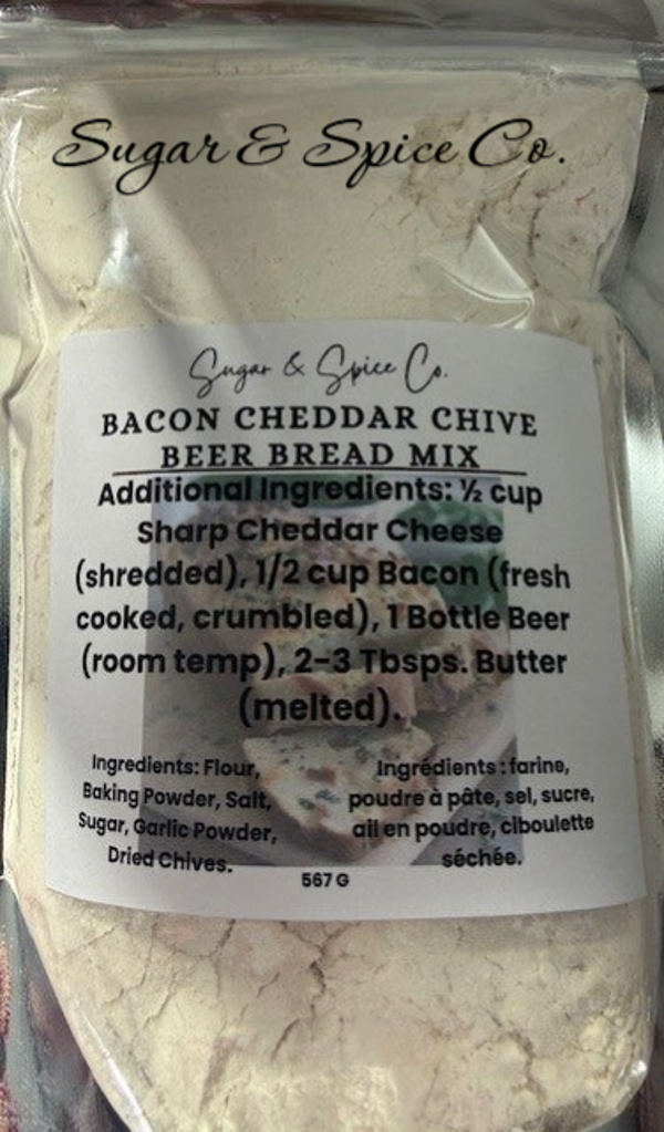 Bacon Cheddar Chive Beer Bread Mix