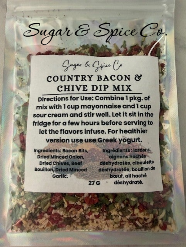 Country Bacon & Chive Dip Mix