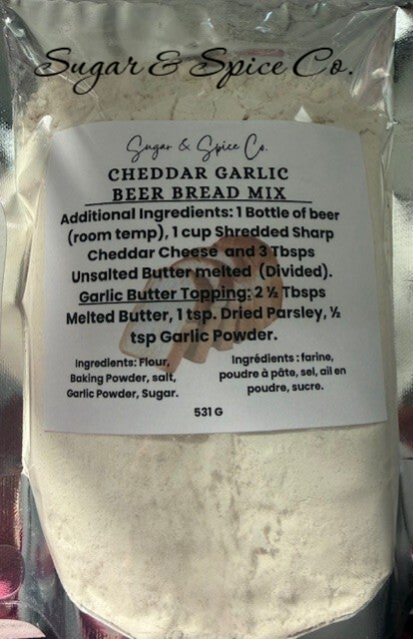 Cheddar Garlic Beer Bread Mix