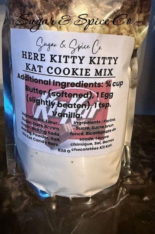 Here Kitty Kitty Kat Cookie Mix