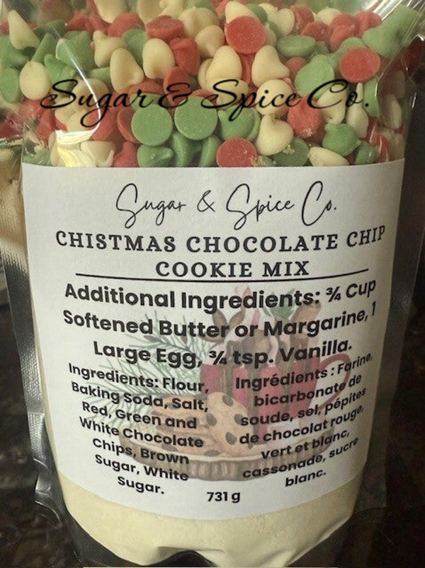 Christmas Chocolate Chip Cookie Mix (Discontinued)