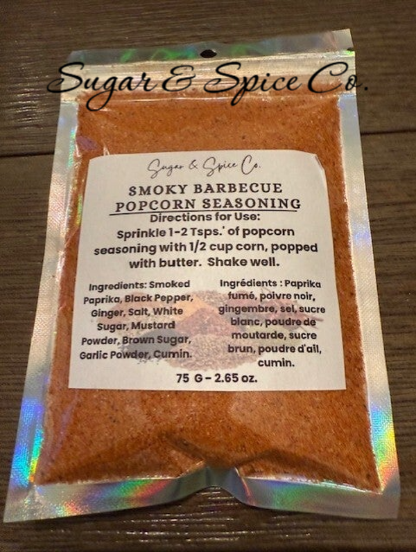 Smoky Barbeque Popcorn Seasoning