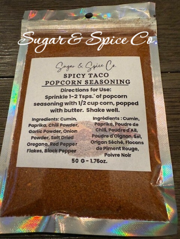 Spicy Taco Popcorn Seasoning