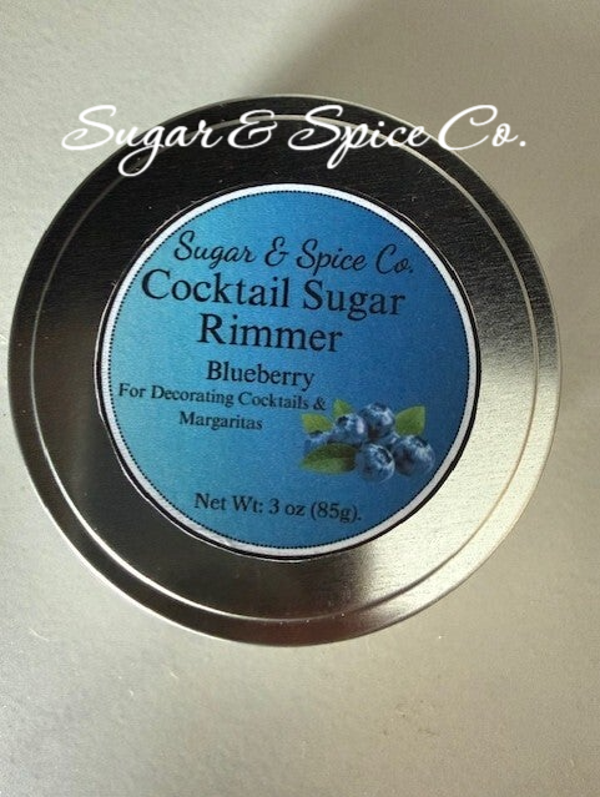 Cocktail Sugar Rimmer Blueberry Flavour