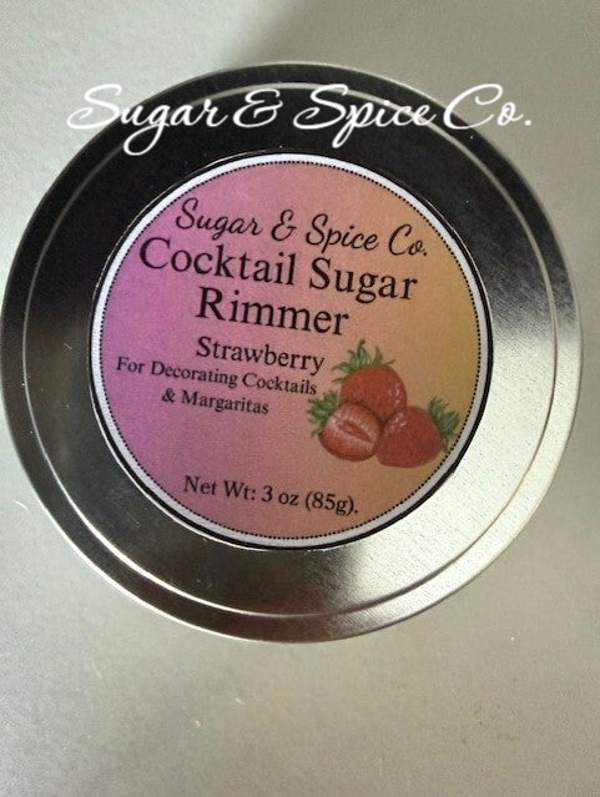 Cocktail Sugar Rimmer Strawberry Flavour