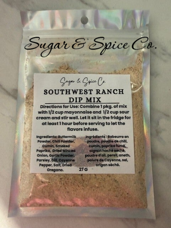 Southwest Ranch Dip Mix