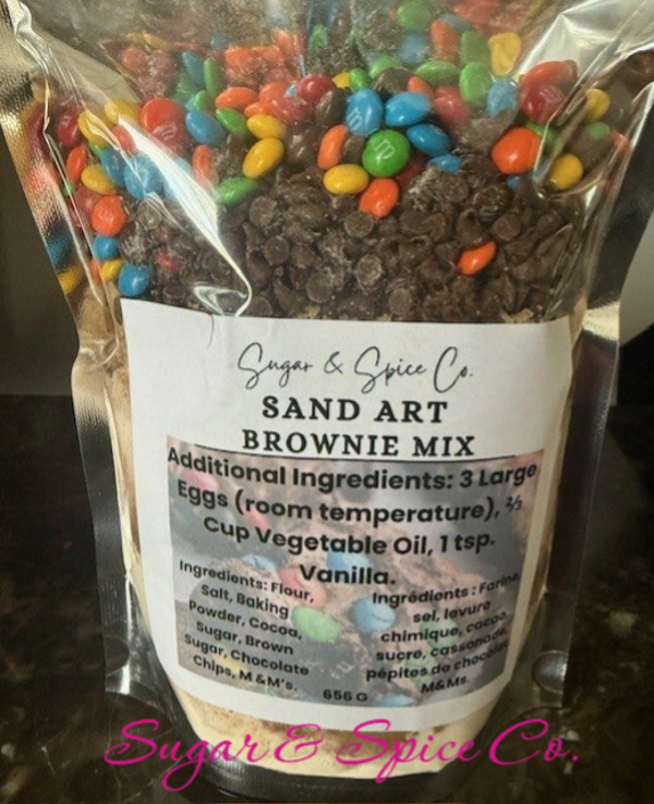 Sand Art Brownie Mix