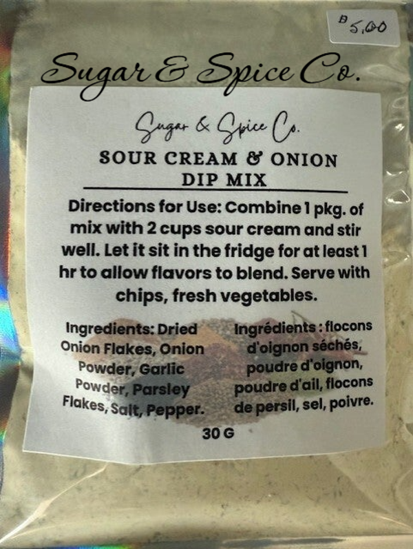 Sour Cream & Onion Dip Mix